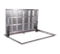 Trampilla de suelo Aluminio 900 mm x 1800 mm(P) Tapa de Registro Tapa de alcantarilla Puerta de Inspección Tapa de Pozo