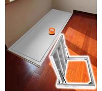 Trampilla de Suelo Puerta de acceso for piso de madera for espacios de acceso ocultos, puertas de bodega ocultas, puerta de escape interna/de emergencia, con abridor de ventosas(115x65cm/45x26in)