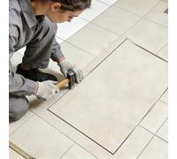 Trampilla de suelo sótano Convenience Basement Floor Hatch, Invisible Crawl Space/Cellar/Storage Room Entry Corridor Paneling, Heavy-Duty Steel Access Door Cover Plate(38X25in)