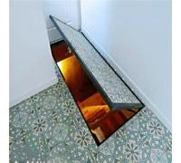 Trampilla de suelo sótano Cubierta Piso Escotilla Escape Abridor Ventosas, Cubierta Apertura Empotrada, Escotilla Acceso Al Piso Del Espacio Acceso Al Sótano(LXW 36X22IN/91X56CM)