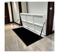 Trampilla de suelo sótano Cubierta Piso Puerta de acceso exterior para sótano, de montaje en suelo, impermeable, sin juntas, discreta, para sótano, resistente, oculta(White,LXW 112x66cm/44x26in)