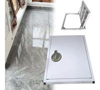 Trampilla de suelo sótano Escotilla De Piso De Baldosas Invisible Para Entrada Al Sótano, Puerta De Piso De Escape De Emergencia Con Abridor De Ventosa Y Manijas, Personalizada(LxW 950x650 mm)