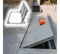 Trampilla de suelo sótano Interior De Escotilla Oculta De Piso Sin Costuras, Cubierta De Apertura De Puerta De Escotilla De Piso De Sótano Montada Al Ras, Panel De Acceso Oculto(LXW 24X29IN)