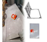 Trampilla de suelo sótano Puerta Acceso Al Sótano Trampilla Oculta En El Suelo, Panel Acceso Empotrado Reformas En El Hogar/Acceso Restringido, Tapa Inspección Acero Extraíble(LXW 36X28IN)