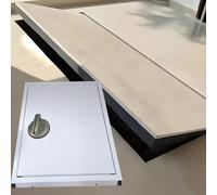 Trampilla de suelo sótano Puerta De Entrada Discreta Al Sótano Con Escotilla De Piso Sin Costuras, Puerta De Sótano Empotrada Grande Panel De Acceso Al Espacio De Arrastre Invisible(LxW 1100x500 mm)