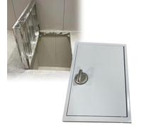 Trampilla de suelo sótano Puerta De Sótano Oculta, Puerta De Acceso Empotrada Al Suelo Para Suelo De Baldosas/Mármol/Madera, Panel De Entrada De Acceso Oculto De Seguridad En El Hogar(LxW 90x90 cm)