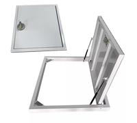 Trampilla de suelo sótano Puertas De Bodega Ocultas Internas, Escotilla De Acceso Al Piso Empotrada Para Sótano/Espacio De Arrastre Con Abridor De Ventosas, Puerta De Entrada De Camuflado(LxW 1300x60