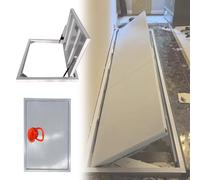 Trampilla de suelo sótano Seamless Floor Hatch Discreet Basement Entry Door, Large Recessed Cellar Door Invisible Crawl Space Access Panel for Home Renovation/Storm Shelter(LXW 44X24IN/1120X610MM)