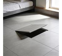 Trampilla de suelo sótano Tapa Piso Trampilla De Escape Ventosas, Abertura Empotrada De 19, 21, 23, 25, 27, 31 Y 33 Pulgadas De Ancho, Acceso A Piso Para Espacios Acceso Exteriores(29inchx43inch)