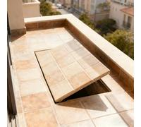 Trampilla de suelo sótano Tapa Piso Trampilla Escape Ventosas, Abertura Empotrada 20 24 26 28 30 Pulgadas Ancho, Acceso A Piso Para Espacios Acceso En Exteriores, Interiores Sótanos.(20inx28in)