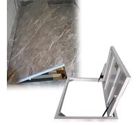 Trampilla de suelo sótano Trampilla De Acceso Al Piso Interior Puerta De Entrada Al Sótano, Trampilla De Acceso Al Piso Empotrada Para Renovación Vivienda/espacio Acceso(23inx23in)