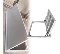 Trampilla de suelo sótano Trampilla Piso Alta Resistencia, Cubierta Piso Escape Al Ras Y Abridor De Ventosas, Trampilla De Inspección De Acero Inoxidable Abridor(LXW 40X26IN/1020X660MM)