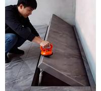 Trampilla de suelo sótano Trampilla Piso Sin Juntas, Trampilla Acceso Al Piso Del Espacio De Acceso Con Manija Ventosa Sótano, Puerta Sótano Oculta Montaje Empotrado(LXW 44X25IN/112X64CM)