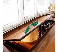 Trampilla de suelo sótano W 20in Hidden Wine Cellar Entrance Door, Crawl Space Floor Access Panel With Suction Cups Opener, Flush Mount Basement Entry Cover Plate(57X20"(145x51cm))