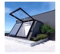 Trampilla de techo, Cubierta for trampilla de techo, claraboyas horizontales inclinadas for solárium, tapas impermeables for salidas de ático, trampilla de acceso for techo plano comercial(70x50cm)