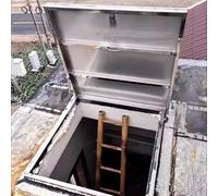 Trampilla de Techo Personalizada con Cubierta de Acceso para claraboya de 17 x 17, 26 x 26, 36 x 36 Pulgadas - Panel de Seguridad de Acero Duradero con Cerradura para ventilación y mantenimi