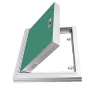 Trampilla Inspección Apertura Pintable, Trampilla Pladur Aluminio Grande Decorativa, Panel de Acceso Metal Oculta con Manija de Puerta Empotrada(W 90 cm x H 200 cm)