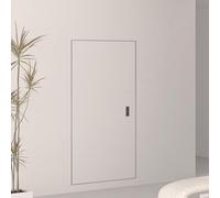 Trampilla Inspección Apertura Pintable Trampilla Pladur Tapa para Revisión Marco Aluminio Puerta de Inspección Panel de Acceso Oculto para Pared Rectángulo(W 50 cm x H 50 cm)