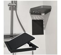 trampilla Panel mur ducha interior impermeabile 35x40/45x60cm, Escotilla service ático crawl space personalizable, Cubierta mur plombería sótano a botón(Black,17"x35"(43x89cm))