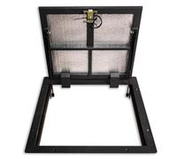 Trampilla Para el Suelo - 500 mm x 500 mm - Trampilla de Suelo - Tapa de Pozo - Pozo de Inspección - Las Juntas Especiales Protegen Contra la Humedad y Los Olores Extraños