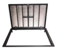 Trampilla Para el Suelo 700 mm x 1100 mm - Trampilla de Suelo - Tapa de Pozo - Pozo de Inspección - Las Juntas Especiales Protegen Contra la Humedad y Los Olores Extraños