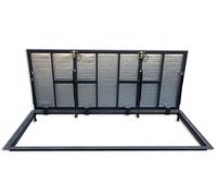 Trampilla Para el Suelo 800 mm x 2000 mm - Trampilla de Suelo - Tapa de Pozo - Pozo de Inspección - Las Juntas Especiales Protegen Contra la Humedad y Los Olores Extraños