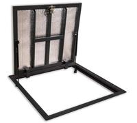 Trampilla Para el Suelo - 800 mm x 800 mm - Trampilla de Suelo - Tapa de Pozo - Pozo de Inspección - Las Juntas Especiales Protegen Contra la Humedad y Los Olores Extraños