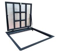 Trampilla Para el Suelo - 900 mm x 900 mm Thermo Max 4 - Trampilla de Suelo - Tapa de Pozo - Pozo de Inspección - Las Juntas Especiales Protegen Contra la Humedad y Los Olores Extraños