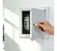 Trampilla Pladur Montaje en Pared/Techo Trampilla Pladur Puerta De Ático Metálica, Puerta De Ático Oculta De Revisión Blanca, Tapa De Orificio De Servicio De Paneles De Yeso(20x20in/50.8x50.8cm)