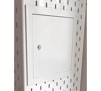 Trampilla Pladur Montaje en Techo Trampilla Pladur Puerta de Ático Metálica, Clic Abrir/Cerrar Tapa de Revisión Panel de Inspección de Cableado, Pared de Yeso Trampilla de Acceso para Fontanería Hvac