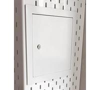 Trampilla Pladur Orificio de Trampilla para Panel de Acceso a La Pared para Válvula de Ducha de Baño, Tapa de Inspección de Servicios Públicos con Cerradura, Placa Decorativa para Caja Eléctrica(15x15