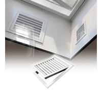 Trampilla Pladur Panel de Acceso a la Ventilación con Rejilla y Malla Extraíbles, Puerta de Revisión de Pared/Techo, Puerta de Escotilla de Servicio de Plomería(WXH 50x50cm/20x20in)