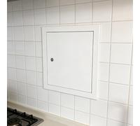 Trampilla Pladur Panel De Acceso A Pared Y Techo Con Cerradura Y Llave(8x8in/20.3x20.3cm)