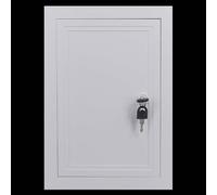 Trampilla Pladur Panel de Acceso a Pared y Techo con Cerradura y Llave, Trampilla Metálica de Acceso para Fontanería y Cableado, Trampilla de Inspección Impermeable para Baño, Ducha y Garaje(70x70cm(2