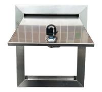 Trampilla Pladur Panel de Acceso Al Ático con Llave y Cerradura, Puerta de Acceso Al Techo de Acero Inoxidable 304, Tapa de Orificio para Acceso Eléctrico, de Fontanería y Mecánico(75x85cm/30x33in)