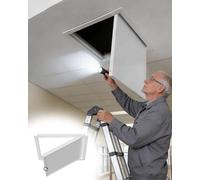 Trampilla Pladur Panel de Acceso al Ático Magnético para Techo Yeso, Escotilla Inspección y Revisión con Resorte Oculto, Placa Cubierta Compuerta para Fontanería(22x26in (550x650mm))