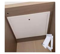 Trampilla Pladur Panel De Acceso Blanco For Trampilla De Inspección De Ático/puerta De Servicio Con Cerradura, Tapa Metálica For Orificios De Pared(25x45cm/9.8x17.7in)