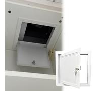Trampilla Pladur Panel de Acceso con Cerradura para Techo, Pared y Suelo, Puerta de Ático de 30 36 40 45 y 50 cm, Trampilla de Inspección para Puerta de Servicio de Fontanería(14x24in(356x610mm))