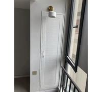 Trampilla Pladur Panel de Acceso con Persianas para Pared y Techo de Placa de Yeso, Gran Puerta de Revisión Invisible para Fontanería de Ducha en Ático, Trampilla(White,600x1000mm/24x39in)