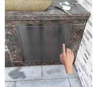 Trampilla Pladur Panel de Acceso con Pestillo a Presión para Isla de Gabinete, Panel de Acceso a Plomería Debajo del Fregadero, Trampilla de Inspección(150x200mm(6x8in))