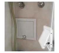 Trampilla Pladur Panel De Acceso Con Pestillo Táctil De Metal Blanco For Paneles De Yeso, Con Tapa De Orificio De Pared Empotrada(22x32in(55.9x81.3cm))