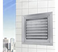 Trampilla Pladur Panel de Acceso con Rejilla de Ventilación para Paneles de Yeso, Pared, Techo, Plomería, Puerta de Ático de Acero Inoxidable, Trampilla de Inspección de HVAC(300x400mm(12x16in))