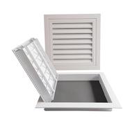 Trampilla Pladur Panel De Acceso Con Rejilla Para Paneles De Yeso Y Techos, Trampilla Pladur Paneles De Acceso Para Plomería, Panel De Acceso De Aleación De Aluminio(12x13.7in(30x35) cm)
