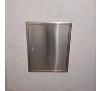 Trampilla Pladur Panel de Acceso de Acero Inoxidable con Manija, Panel de Acceso para Barbacoa Island para Cocina Exterior, Tapa de Escotilla de Servicio de Plomería para Áticos(200x250mm(8x10in))