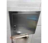 Trampilla Pladur Panel de Acceso Empotrado, Puerta con Cerradura para Azulejos, Tapa de Trampilla de Inspección de Paneles de Yeso para Pared de TV, Válvula de Ducha, Panel Eléctrico(340x340mm/13.6x13