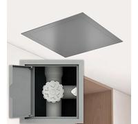 Trampilla Pladur Panel De Acceso Extraíble De 15x15, 30x30, 35x35 Cm Trampilla De Inspección, Click to Open Drywall Trampilla Pladur Tapa De Revisión Tapa Caja Fusibles(Gray,20x20cm(7.8x7.8in))