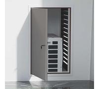 Trampilla Pladur Panel de acceso gris de 60 x 80, 50 x 80 y 85 x 120 cm para paneles de yeso y techo, caja de acceso impermeable para pozo de servicio interior, puerta de inspección más grande para ca