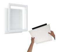 Trampilla Pladur Panel De Acceso Metálico Al Techo, Puerta De Inspección Oculto De Aluminio, Tapa De Apertura Oculta para Paneles De Yeso, Puerta De Servicio(10x23.6in/25.4x60cm)