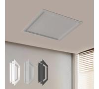 Trampilla Pladur Panel De Acceso Metálico Al Techo, Tapa De Trampilla De Inspección, Puerta De Inspección Rectangular De Aluminio Instalación Empotrada, Oculta Cables/Tubos(Grey,35 * 35cm)