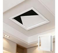 Trampilla Pladur Panel De Acceso Metálico Al Techo, Trampillas De Revision De Mantenimiento, Incluye Tornillos De Montaje, Placa De Cubierta Para Inspección Eléctrica(15.7x21.6in(40x55) cm)